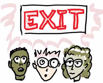 Why are so many visitors drawn to the exit? Why are so many visitors drawn to the exit?