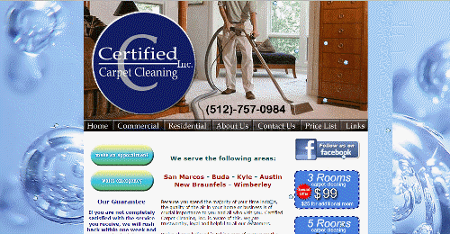 Certified Carpet Cleaners Bubble Animation