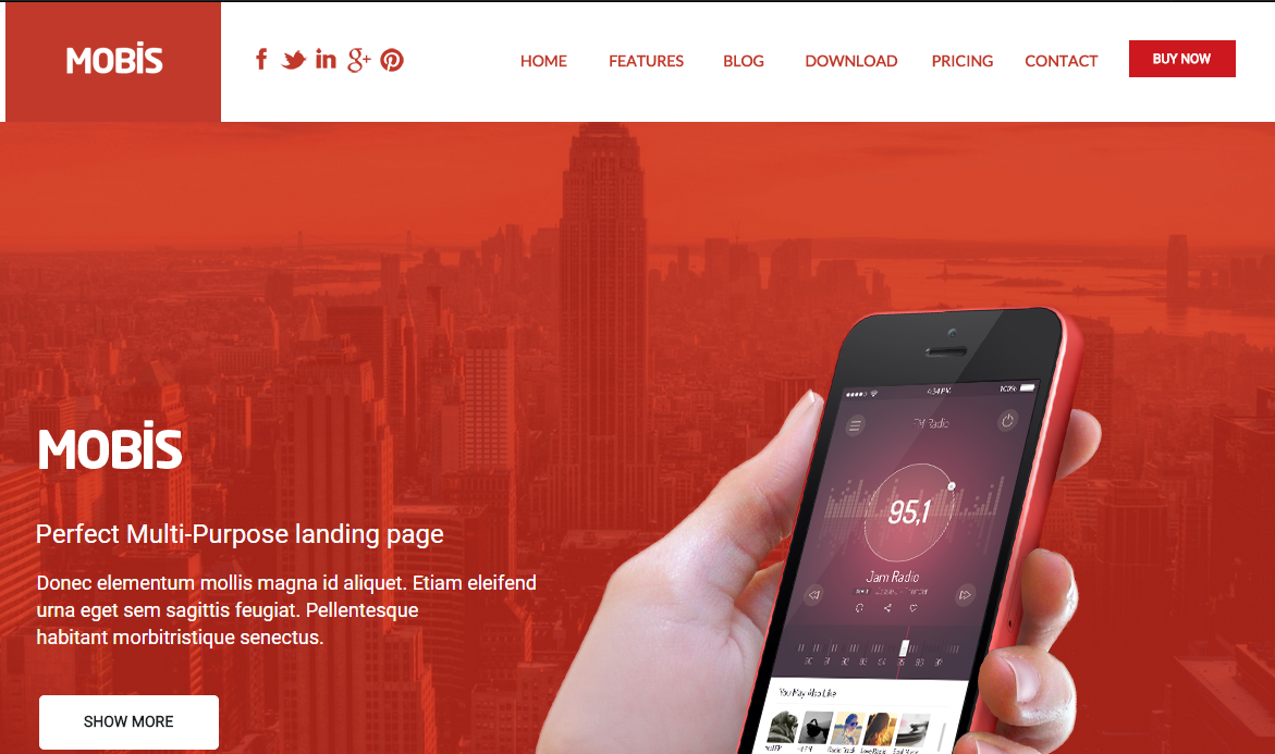 A lot of space was dedicated to red buildings in this theme.