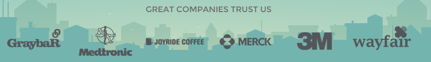 Choose landing page templates that support trust symbols.