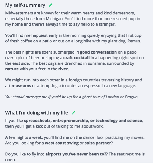 revised okcupid profile