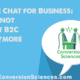 Live Chat for B2B Conversion Optimization