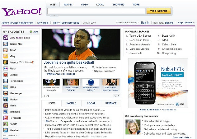 Blame Yahoo if you want