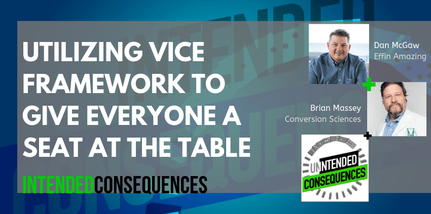 Utilizing the Vice Framework for Marketing Stacks with Dan McGaw Intended Consequences Podcast. Click to listen to the mistakes marketers make in their stacks.