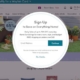 Wayfair's newsletter sign up form has a confusing call to action button text. What will happen after I press continue?