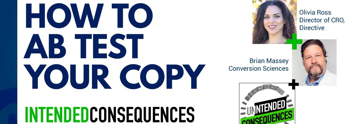 How to AB Test Your Copy with Olivia Ross on the Intended Consequences Podcast