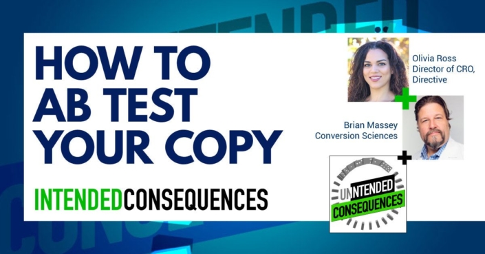 How to AB Test Your Copy with Olivia Ross on the Intended Consequences Podcast