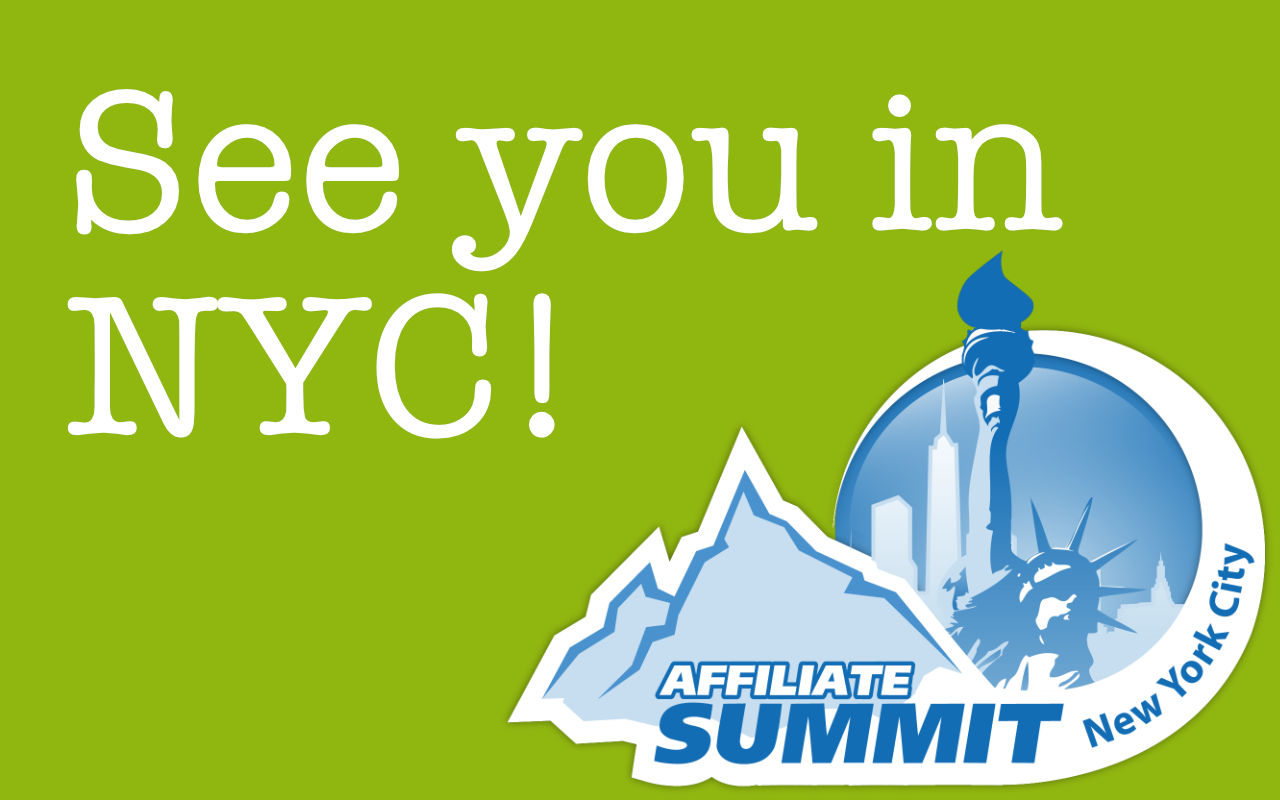 Join us in NYC for Affiliate Summit East